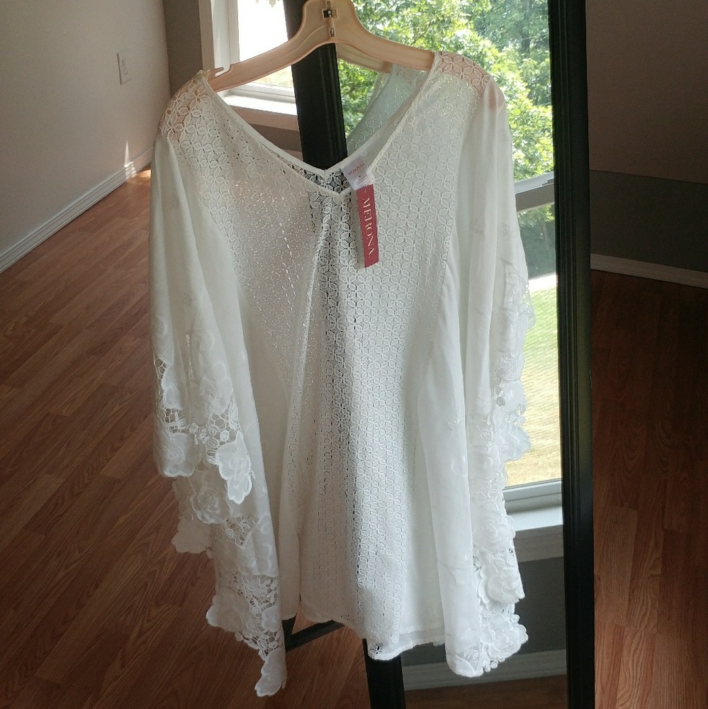 { Merona } Lace Winged Swimsuit Cover